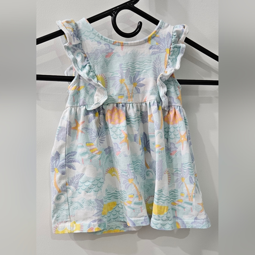Tommy Bahama girls cotton dress with cute back detail